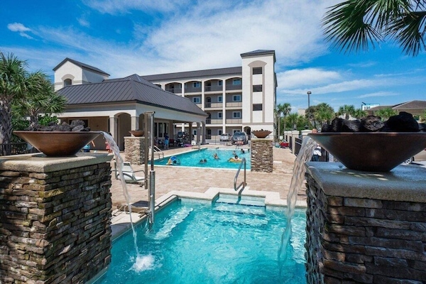 Community pool and hot tub