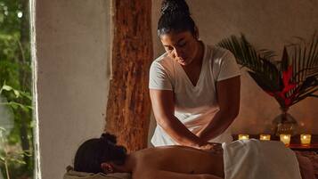 Couples treatment room(s), body treatments, hot stone massages