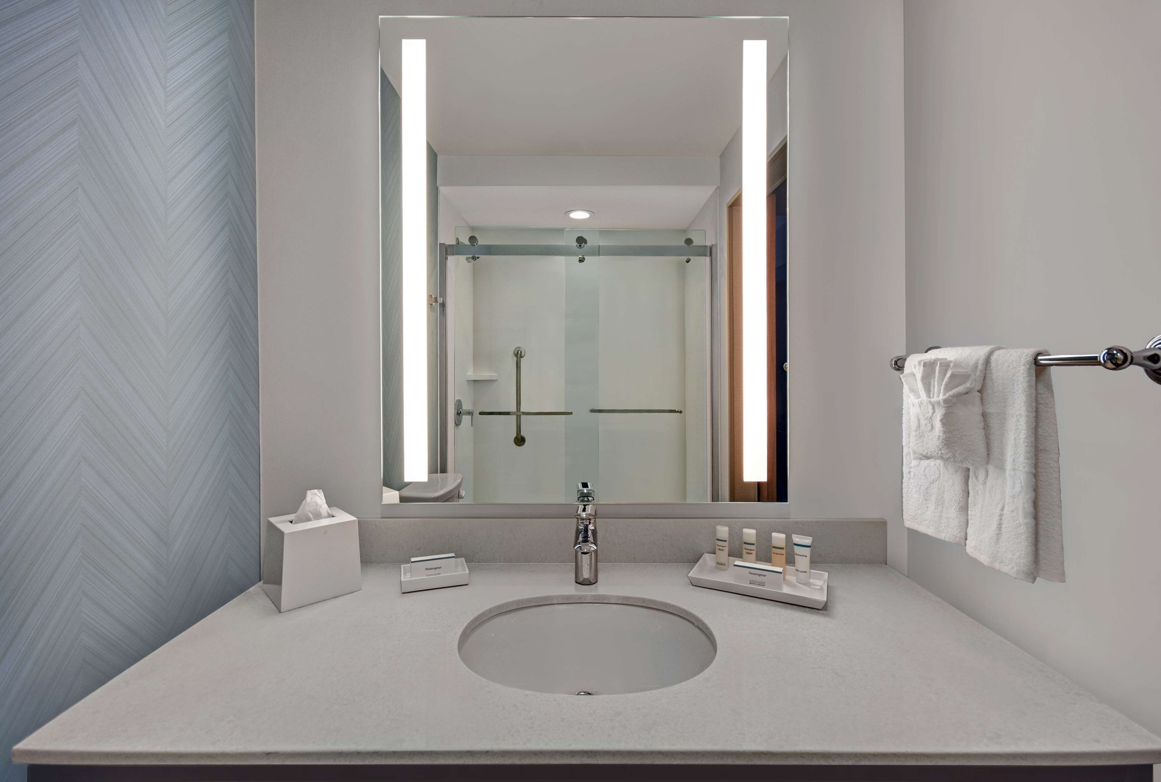 free toiletries, hair dryer, towels, soap