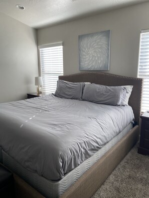 3 bedrooms, iron/ironing board, travel cot, free WiFi