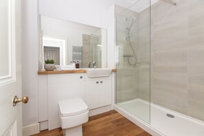 Shower, hair dryer
