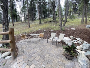 Patio for Lower Treehouse Cabin