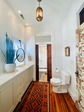 Bathroom - Downtown Historic Victorian ~ 4 porches, parking & large backyard. (Charleston)