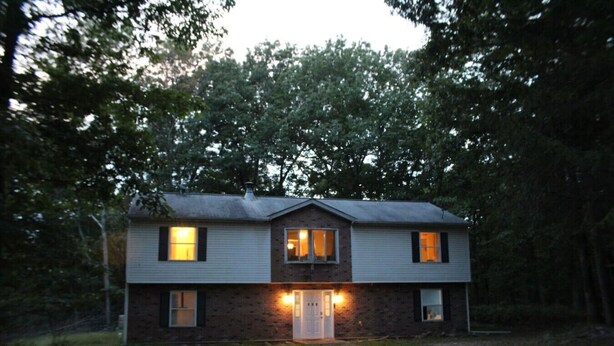 Exterior - Poconos Oasis • 75` Theater • Hot Tub • Pool Table (Cresco)