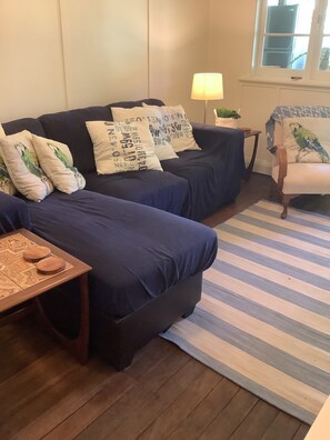 Smart TV, DVD player, books