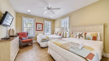 6 bedrooms, iron/ironing board, travel crib, free WiFi