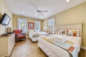 6 bedrooms, iron/ironing board, travel crib, free WiFi