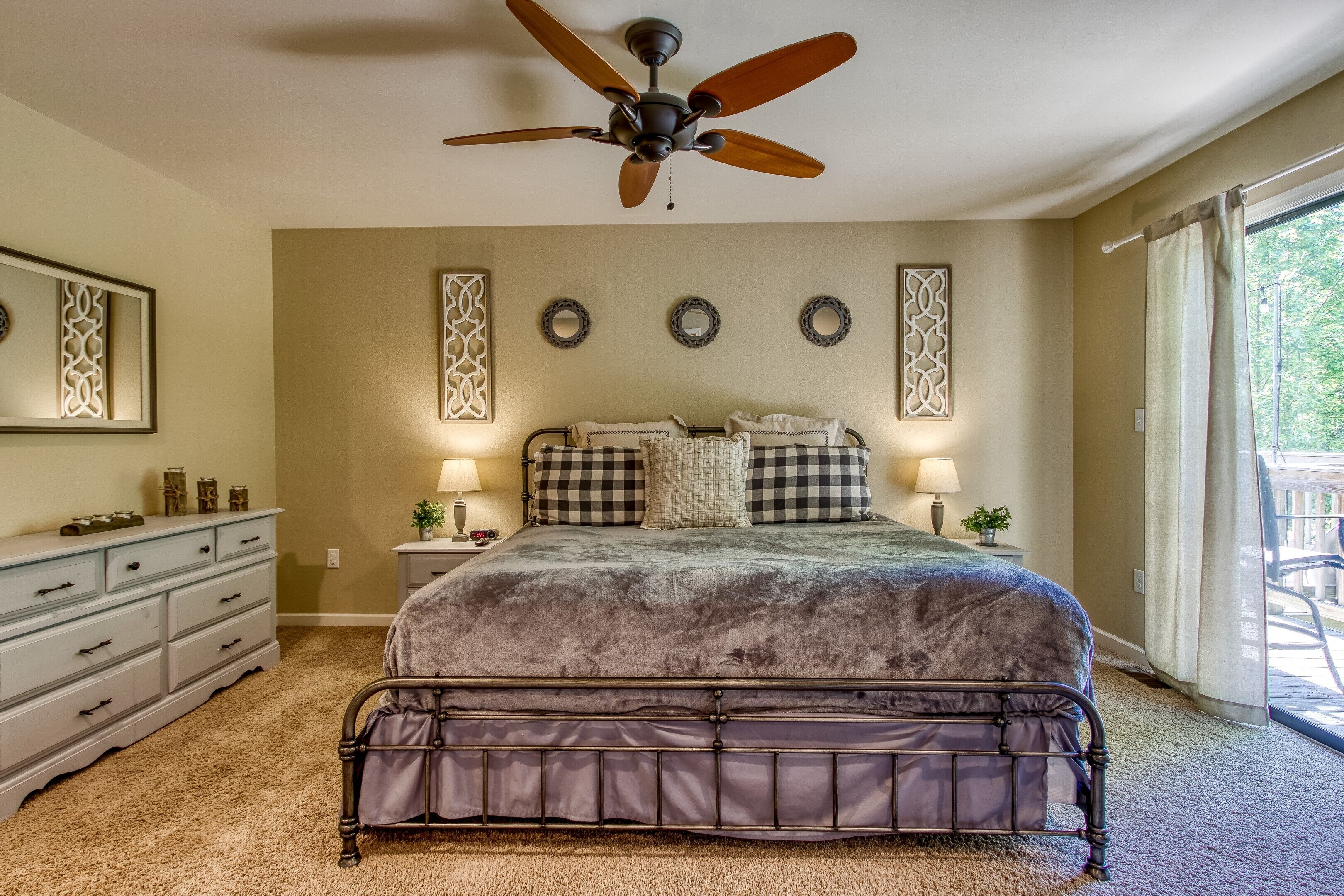 Cabaña panorámica, 4 habitaciones, vista a la montaña | 4 habitaciones, wifi gratis y ropa de cama 