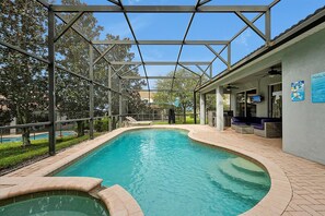 Indoor pool, a heated pool