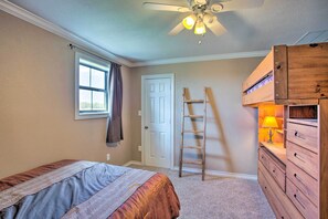 1 bedroom, iron/ironing board, Internet, bed sheets