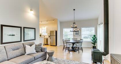 Steps to Beach! Airy Coastal Escape w/ Deck