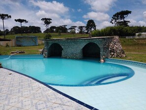 Seasonal outdoor pool