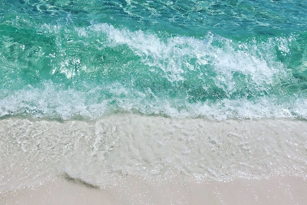 On the beach