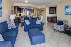 Smart TV, fireplace, DVD player, books