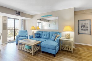 TV, DVD player, ping pong - Braemar Towers Condo w/ Free WiFi, AC, Ocean View, Private W/D, Shared Pool (Ocean City)