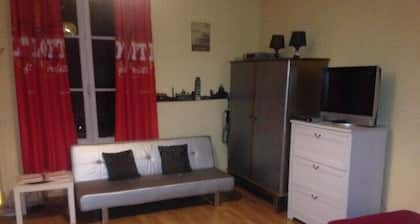 Large studio located opposite the spa park.