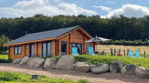 Chalet au calme avec superbe vue dégagée sur le Morvan