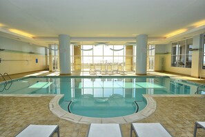 Indoor pool, a heated pool
