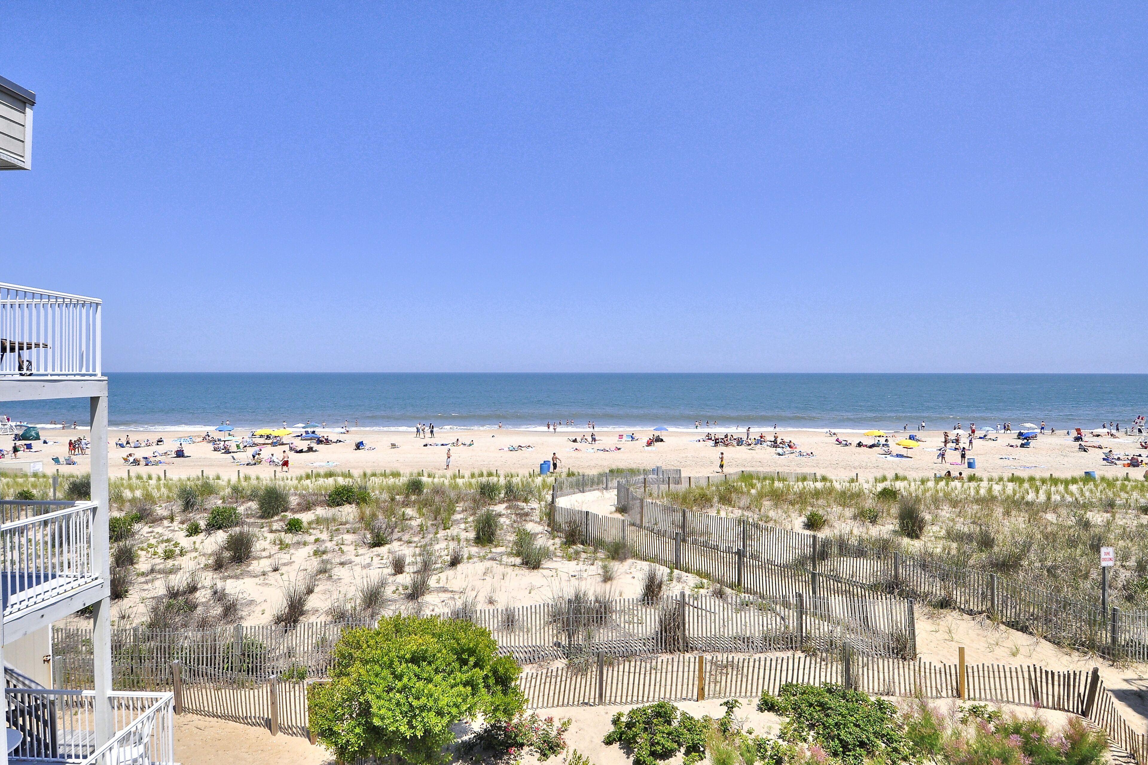 Oceanfront Happy House duplex with ocean view, WiFi, W/D, & direct beach access