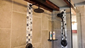 Shower, towels