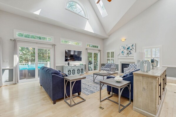 TV, video games, DVD player