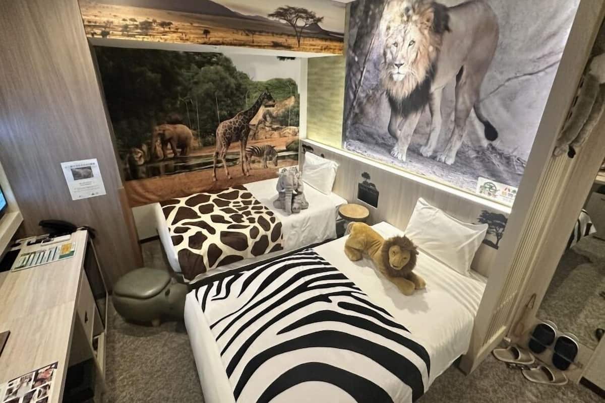 Chambre avec lits jumeaux, non-fumeurs (Concept, Animal) | Coffres-forts dans les chambres, bureau, Wi-Fi gratuit, draps fournis