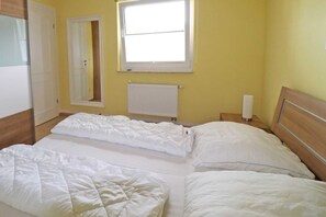 2 dormitorios, cuna de viaje, wifi