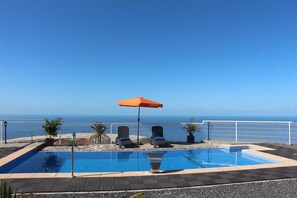 Una piscina riscaldata