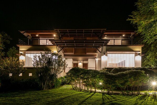Front of property – evening/night