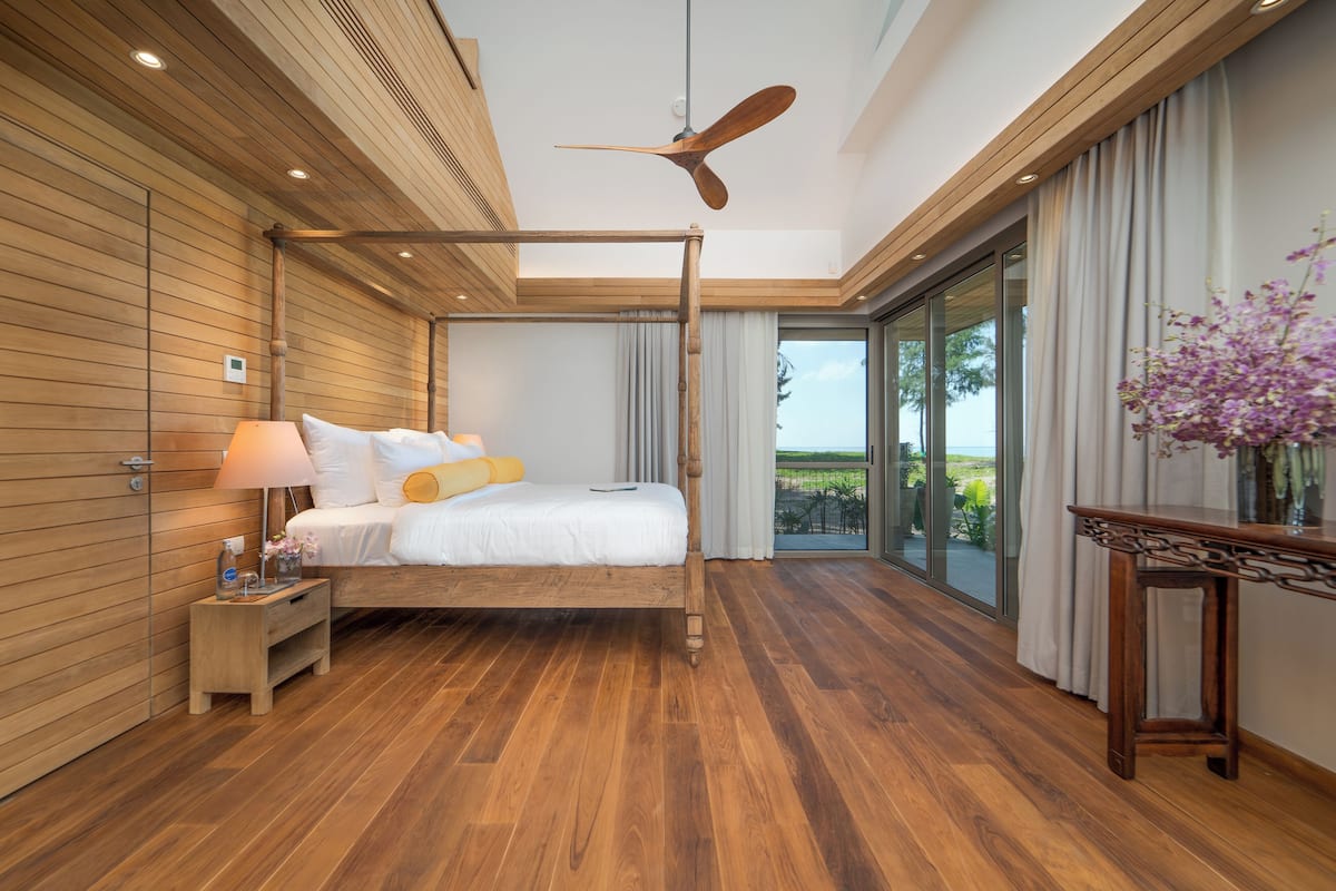 1 slaapkamer, luxe beddengoed, pillowtop-bedden, een kluis op de kamer