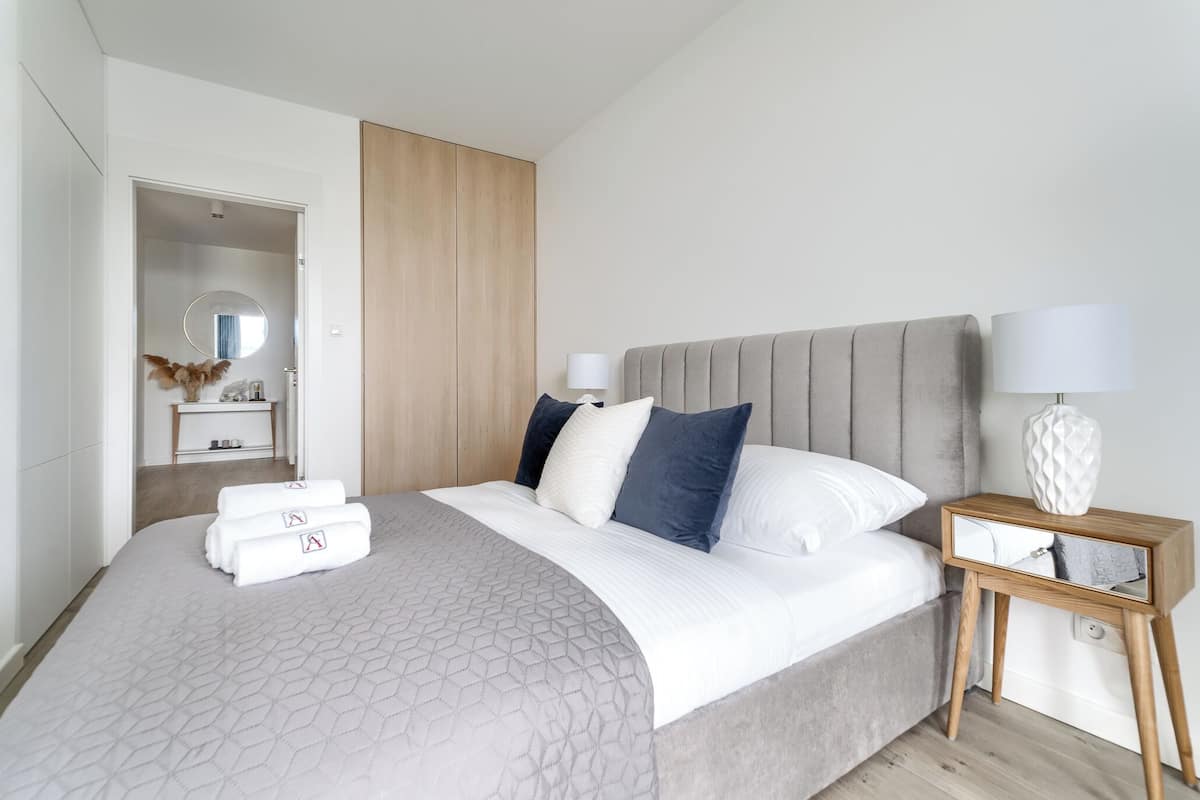 Deluxe appartement | 1 slaapkamer, een strijkplank/strijkijzer, beddengoed