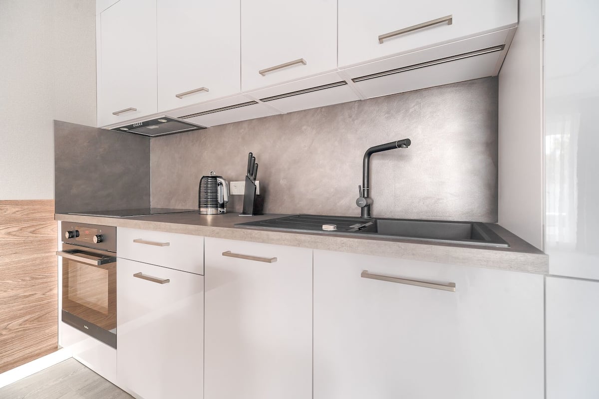 Deluxe studio | Privékeuken | Een waterkoker