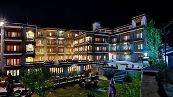 Front of property – evening/night