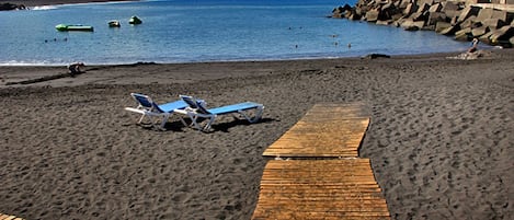 Tæt på stranden