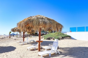On the beach