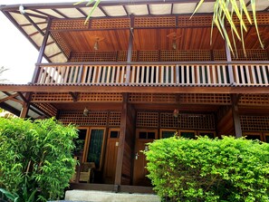 Exterior detail - Wooden Hotel Resort at Senggigi (Nusa Tenggara Barat)