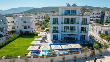 Blick von der Unterkunft