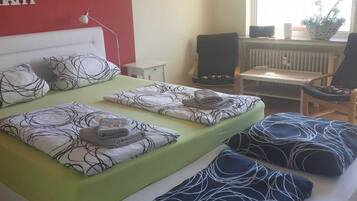 1 bedroom, iron/ironing board, travel crib, free WiFi