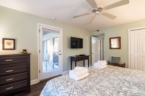 2 makuuhuonetta, silitysrauta/-lauta, ilmainen Wi-Fi, vuodevaatteet