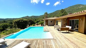 Una piscina riscaldata