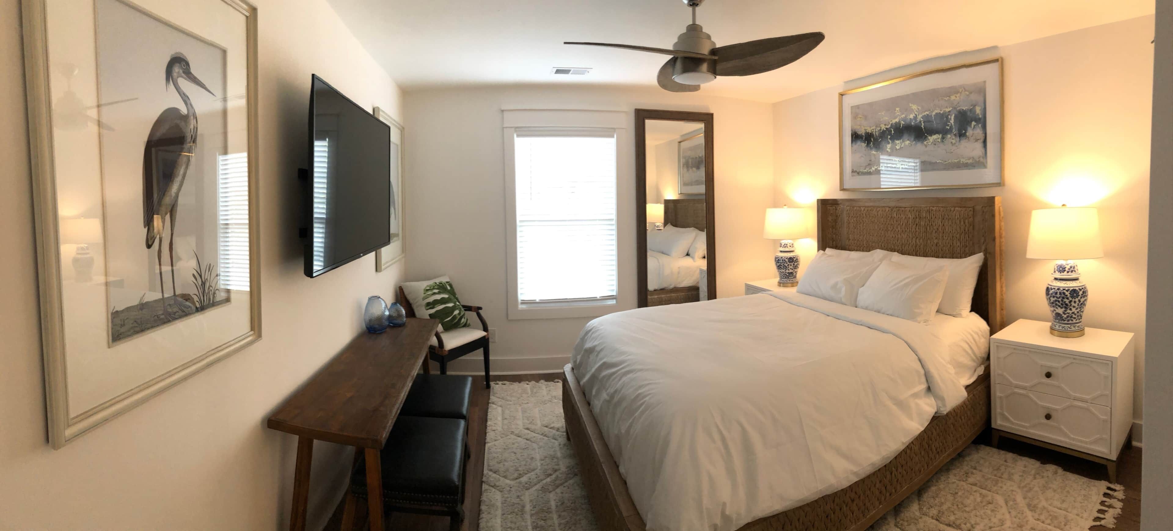 6 bedrooms, desk, free WiFi, bed sheets
