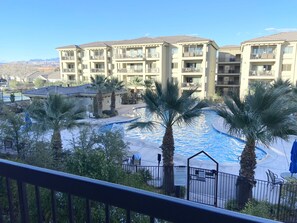 Outdoor pool, a heated pool - SunView at Estancia-Luxury Resort-Adventure awaits! (St. George)