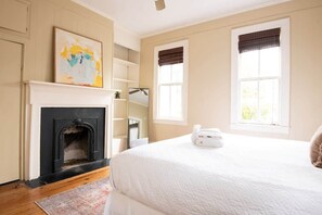 2 bedrooms, iron/ironing board, travel crib, WiFi