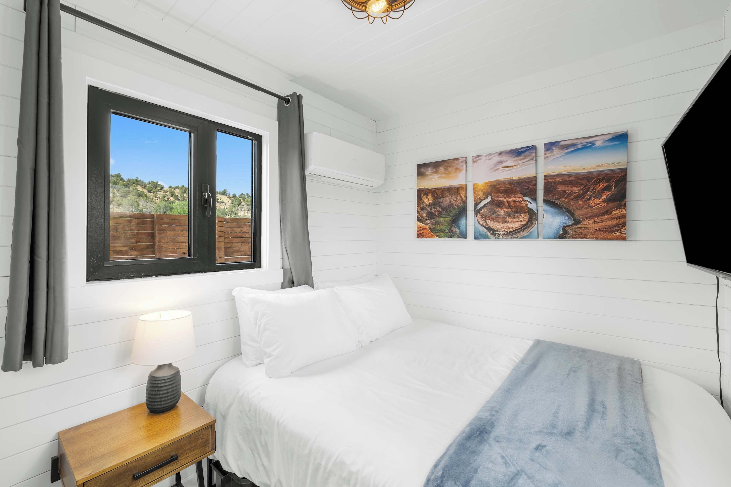 1 bedroom, iron/ironing board, travel crib, WiFi