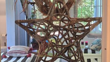 4 soverom, strykejern/-brett, reiseseng for barn og wi-fi (inkludert)