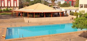 Room, 1 Bedroom, Accessible, Smoking | Pool | Indoor pool
