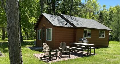 Secluded lakefront family retreat for a relaxing getaway in the north woods