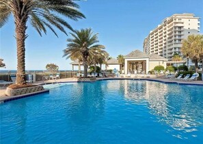 Indoor pool, outdoor pool