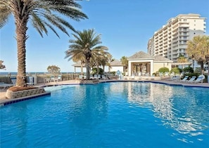 Indoor pool, outdoor pool