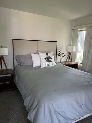 3 bedrooms, desk, free WiFi, bed sheets - Lake Delavan Guest House with boat slip! (Delavan)